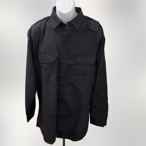 Tru-Gear Tactical Button Shirt | Official‎ Long Sleeve Casual | Mens X Large